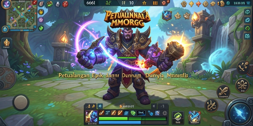 Tampilan gameplay epik dari 666I yang menampilkan pertarungan seru.