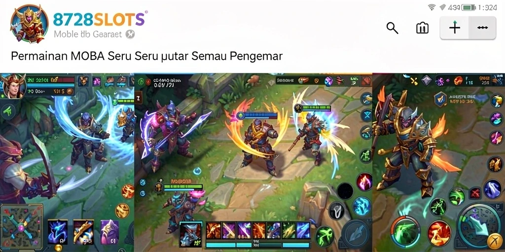 Screenshot gameplay 8728SLOTS yang menampilkan aksi seru di arena.