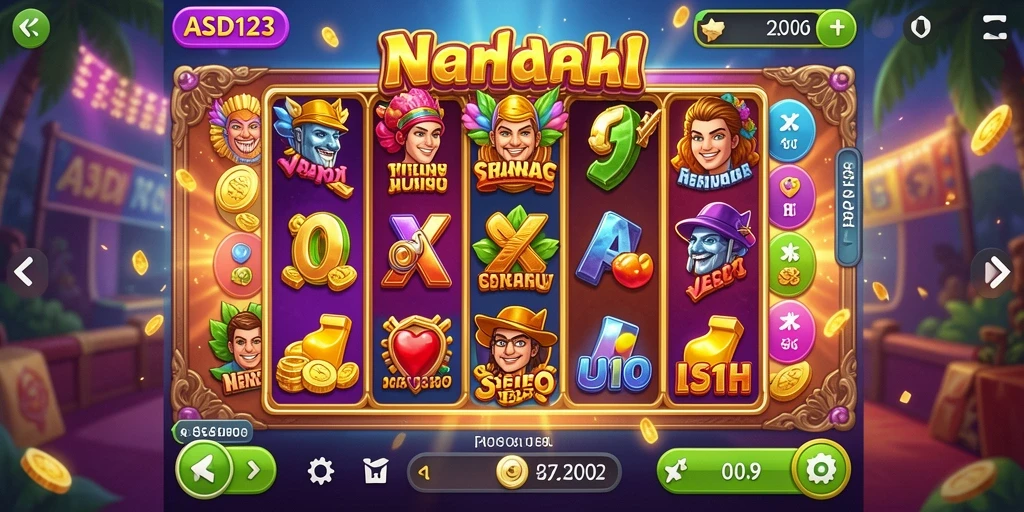 Tampilan menarik dari gameplay Slot di ASD123.