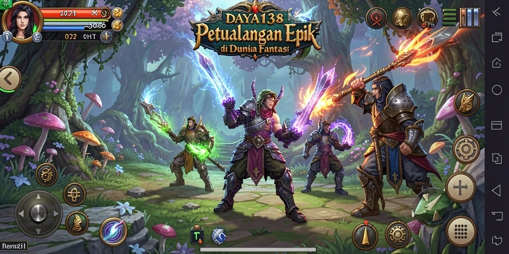 Screenshot menunjukkan aksi seru dalam pertarungan RPG yang mendebarkan.