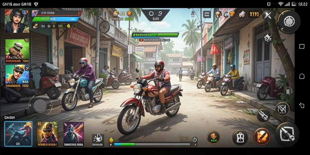 Screenshot GN168 menunjukkan antarmuka pengguna yang sederhana dan fungsional.