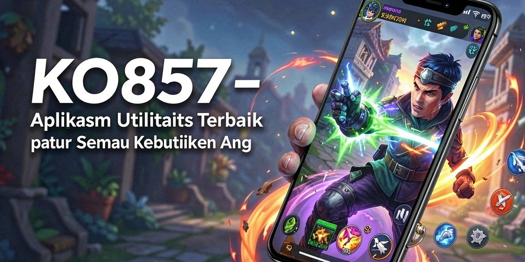 Tampilan antarmuka utama KO857 yang modern dan intuitif.