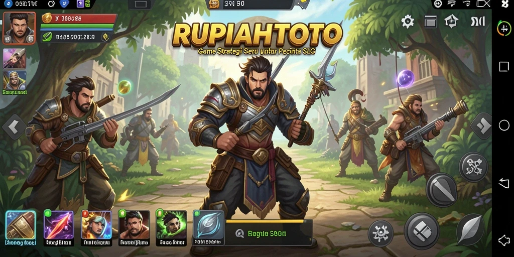 Tampilan aksi seru dalam gameplay RUPIAHTOTO