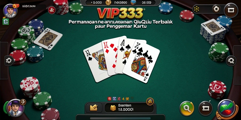 Tampilan gameplay seru dari VIP333 dalam permainan QiuQiu.