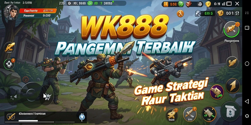 Tampilan gameplay menarik dari game strategi WK888.