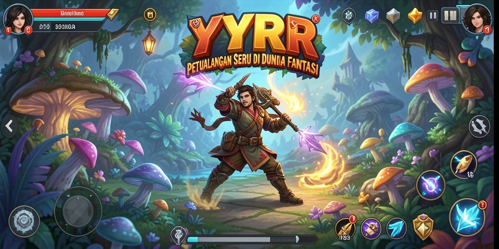 Tangkapan layar gameplay YYRR menampilkan aksi petualangan mendebarkan.